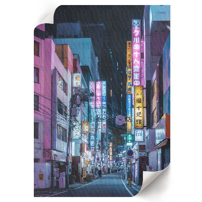 Dekorativní plakát Ulice v Japonsku