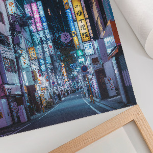 Dekorativní plakát Ulice v Japonsku