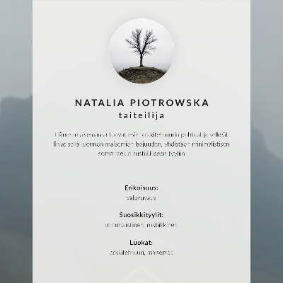 Dekorativní plakát Zimní mír