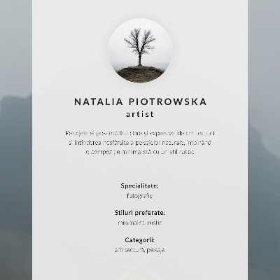 Dekorativní plakát Zimní mír