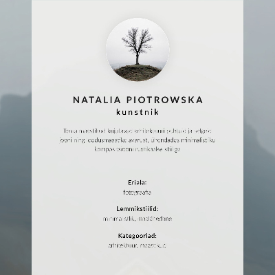 Dekorativní plakát Zimní mír