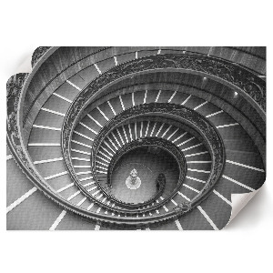 Dekorativní nástěnný plakát „Spirálová architektura”