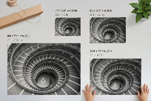 Dekorativní nástěnný plakát „Spirálová architektura”