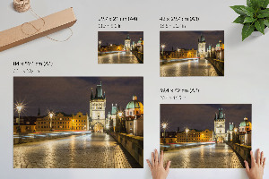 Prémiový nástěnný plakát Noční panorama