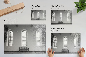 Prémiový nástěnný plakát s motivem Geometrická elegance