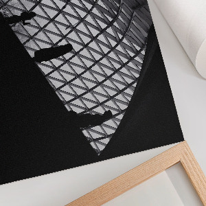 Stylový plakát na zeď s motivem architektonické hry