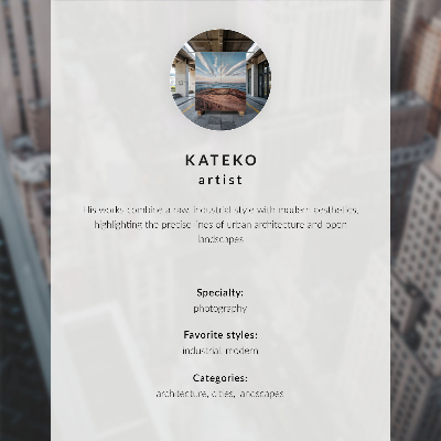 Plakát s texturou plátna s motivem Městský západ