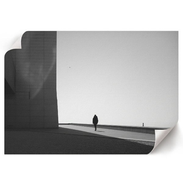 Prémiový nástěnný plakát s minimalistickou scénou