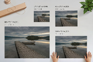 Dekorativní nástěnný plakát „Jezero míru”
