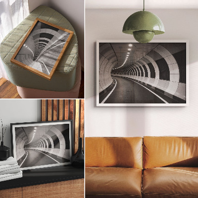 Prémiový nástěnný plakát „Moderní tunel