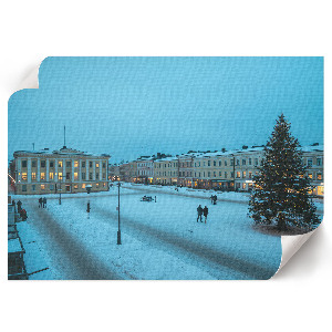 Dekorativní plakát Zimní město