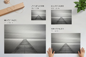 Dekorativní plakát „Minimalistické molo”