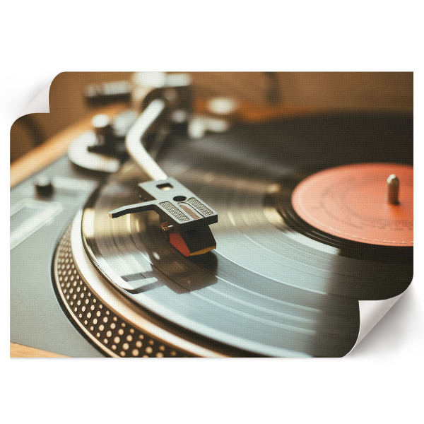 Prémiový nástěnný plakát s motivem vinylové desky