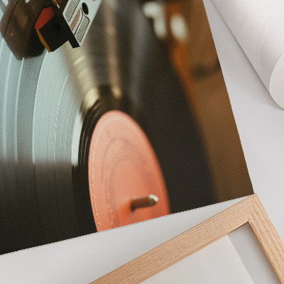 Prémiový nástěnný plakát s motivem vinylové desky