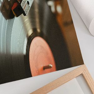 Prémiový nástěnný plakát s motivem vinylové desky