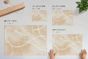 Plakát s texturou plátna „Abstraktní elegance”