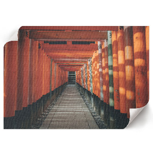 Dekorativní nástěnný plakát Tunel v Asii