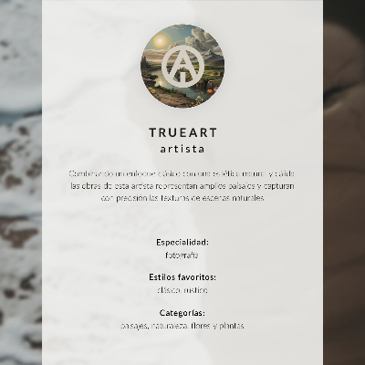 Stylový plakát na zeď Lesní klid