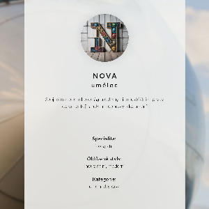 Dekorativní nástěnný plakát s motivem klasického letadla
