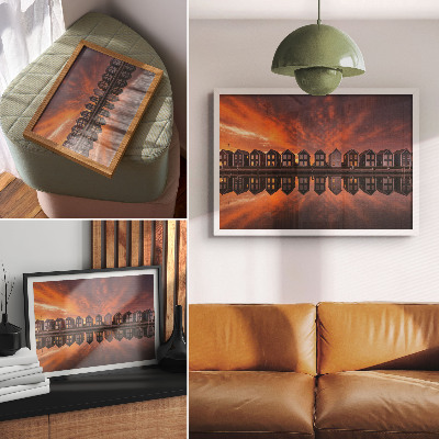 Stylový plakát na zeď Západní chaty