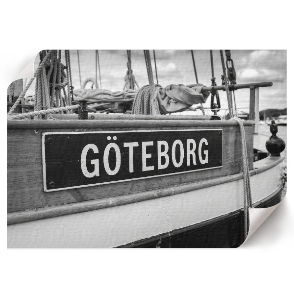 Stylový plakát na zeď Lodž Göteborg