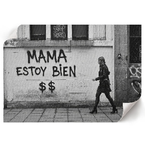 Prémiový nástěnný plakát s motivem graffiti z ulice