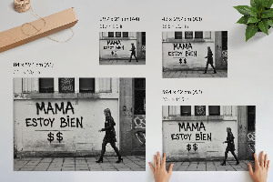Prémiový nástěnný plakát s motivem graffiti z ulice