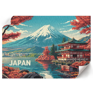 Prémiový nástěnný plakát s motivem japonské krajiny
