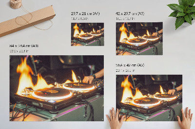 Dekorativní nástěnný plakát 