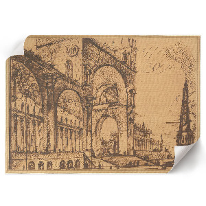 Plakát s texturou plátna „Triumfální fantazie”