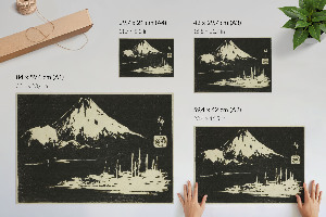 Plakát s texturou plátna Seikenji Fuji