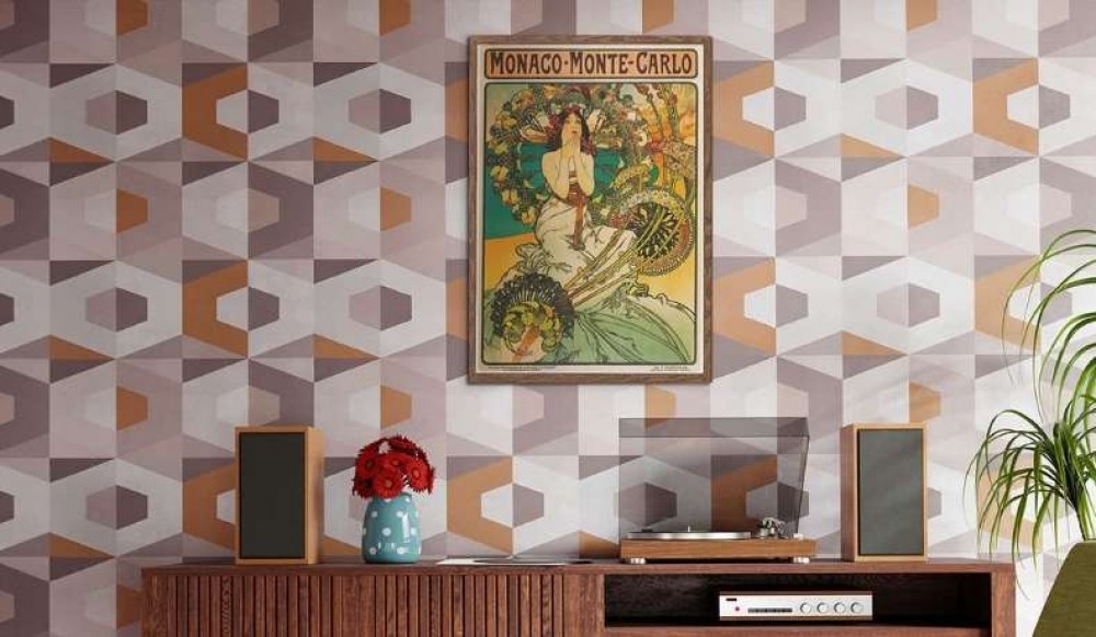 retro obývací pokoj