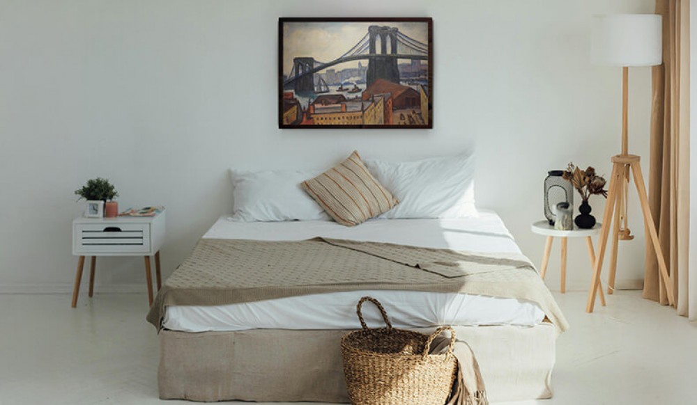 Ložnice ve vintage stylu