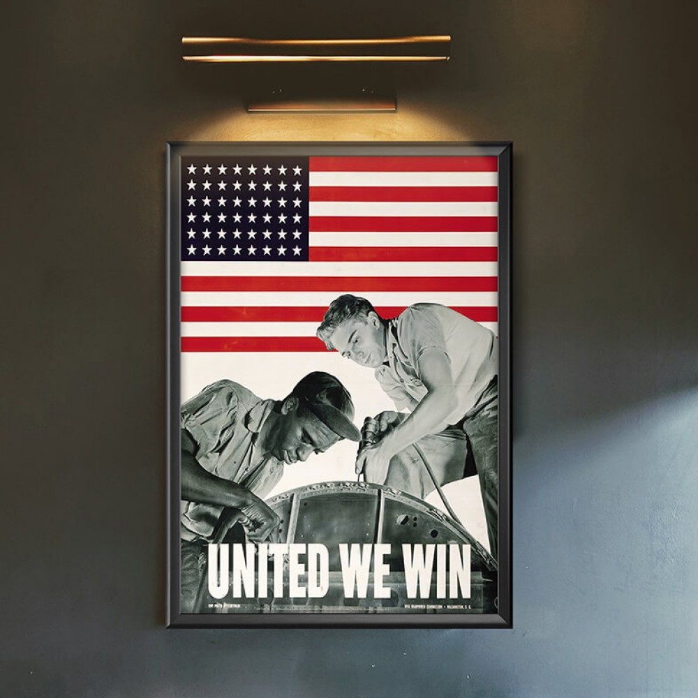 americké propagandistické plakáty