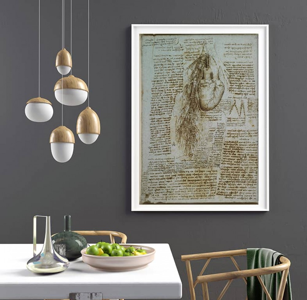 Plakaty anatomiczne Leonardo da Vinci